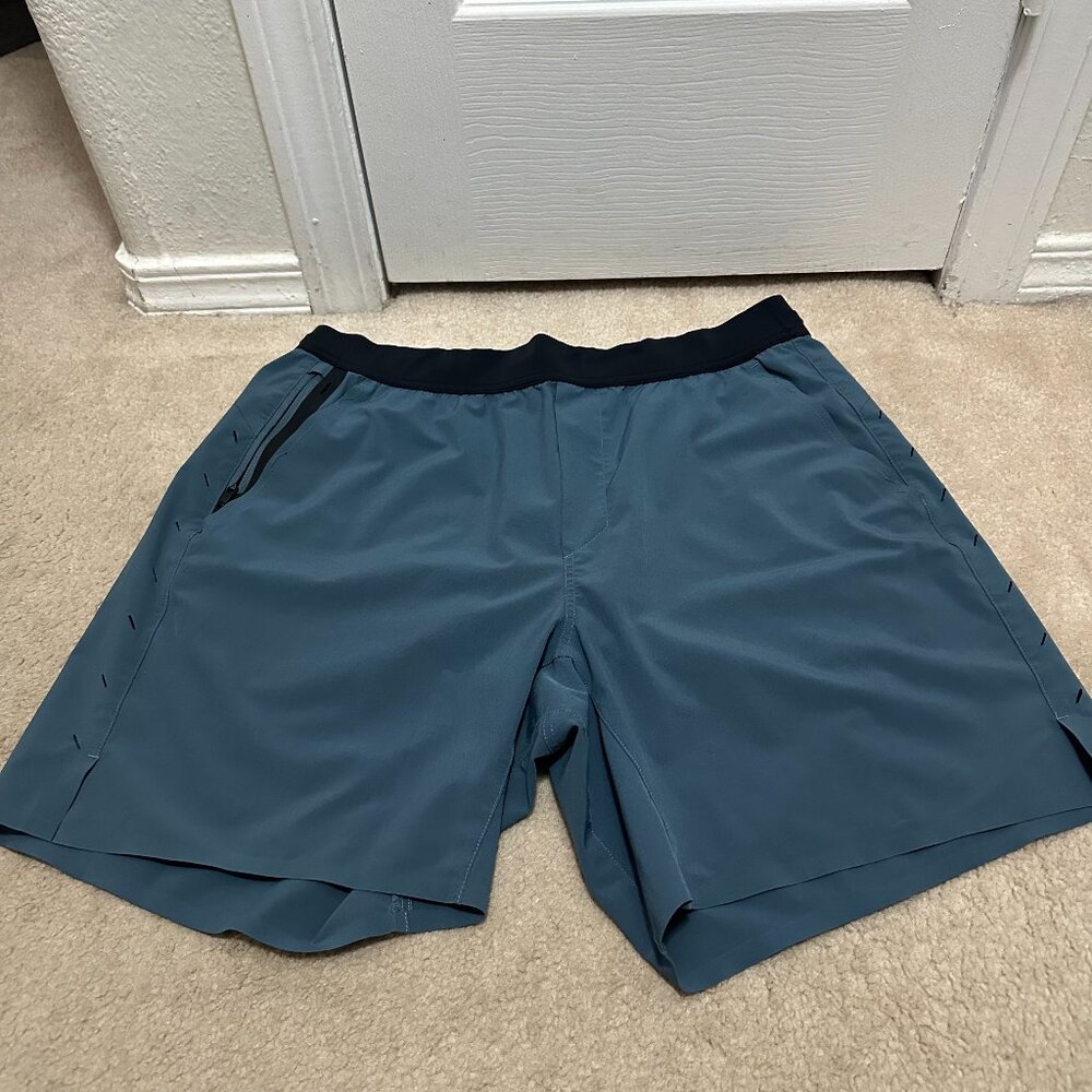 Ten Thousand Interval Short 7" Linerless | Men's Large | Teal/Grey